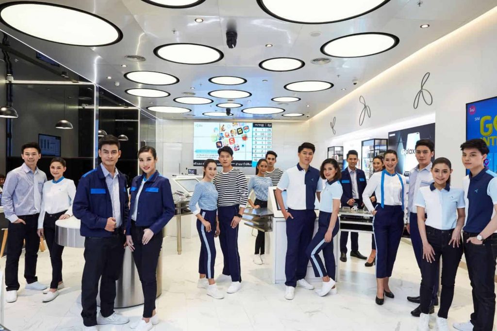 dtac launched new staff uniforms with brilliant idea of using textiles that offer environmental sustainability