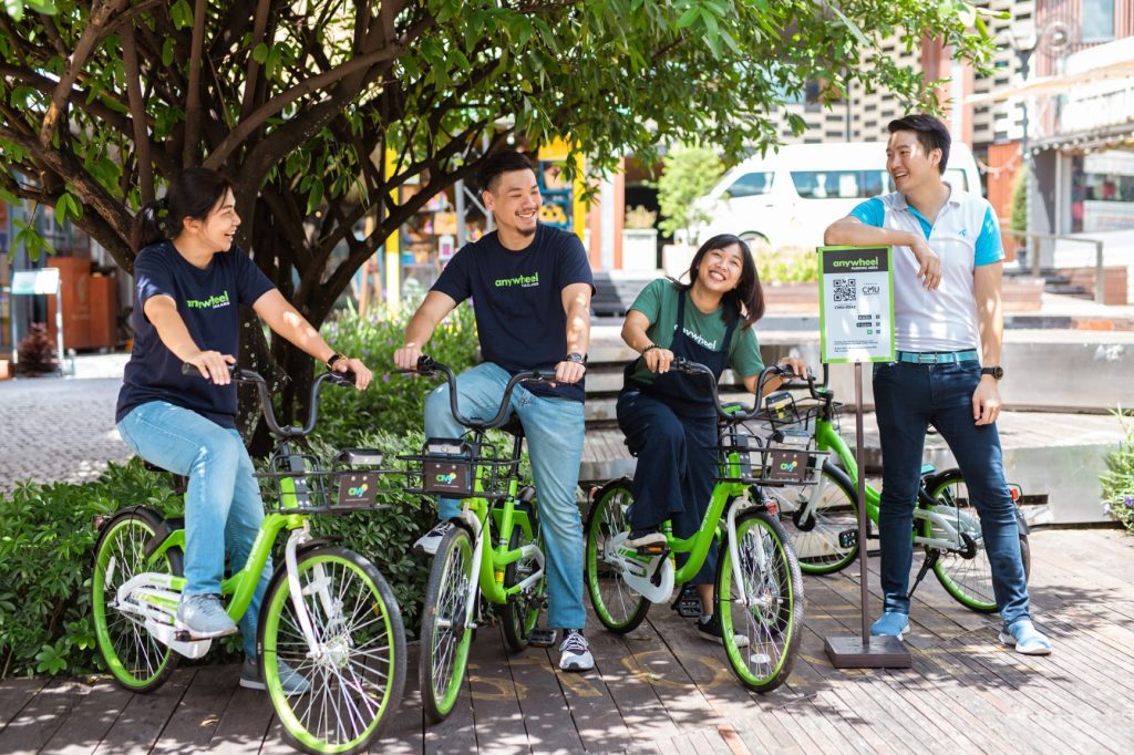 Anywheel and dtac Business IoT bring greener, smarter bike sharing to Chiang Mai