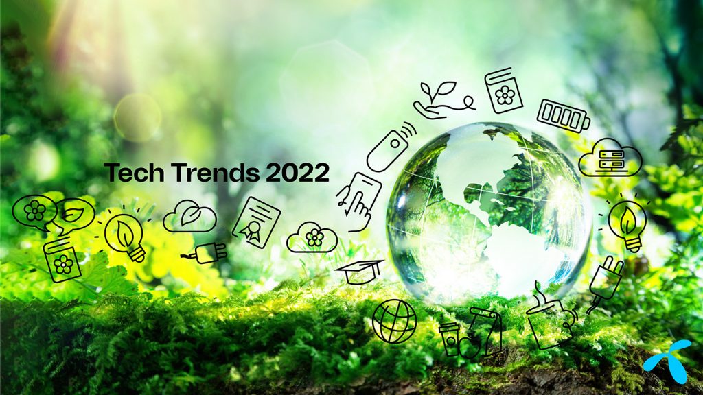 ศูนย์วิจัยเทเลนอร์ เผย 5 เทรนด์เทคโนโลยีที่จะเร่งการเปลี่ยนผ่านสู่โลกสีเขียวในปี 2565